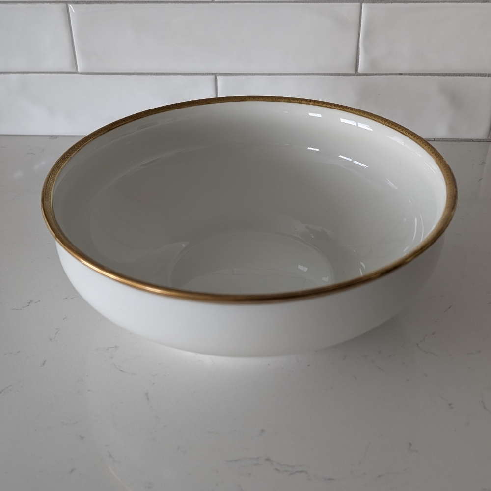 Limoges France William Guérin Circa 1900–1932 Porcelain Soup Bowl 10.90"X4"